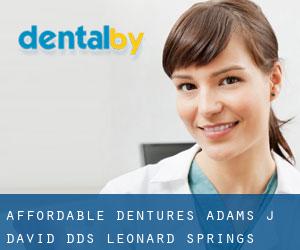 Affordable Dentures: Adams J David DDS (Leonard Springs)