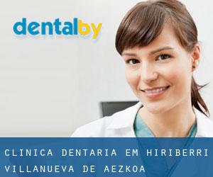 Clínica dentária em Hiriberri / Villanueva de Aezkoa