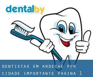 dentistas em Ardèche por cidade importante - página 1