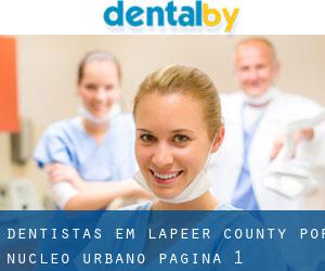 dentistas em Lapeer County por núcleo urbano - página 1