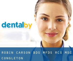 Robin Carson BDS MFDS RCS MSc (Congleton)
