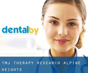 TMJ Therapy Research (Alpine Heights)